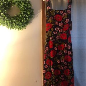 ModCloth Floral Midi dress